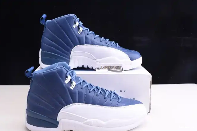 Rep 12 Jordan Retro Air Stone 130690-404 Blue 0603